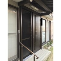 豊川市 玄関引戸取替工事