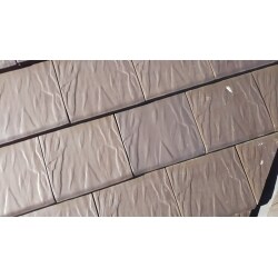 台風で破損してしまった屋根瓦を直しました