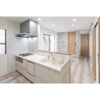 アクセントクロスが映えるナチュラルスタイルのお家