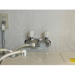 洗濯機水栓交換工事
