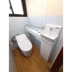 手洗いカウンター付トイレ交換工事