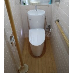 トイレ手洗い撤去＆便器交換工事