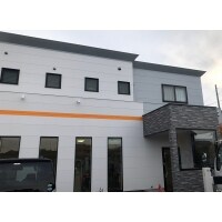 店舗外壁・軒天&玄関囲い外壁リフォーム