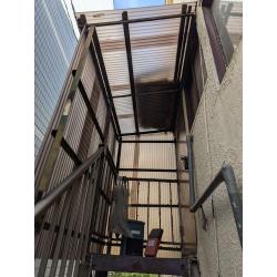 波板を新しく施工しました。