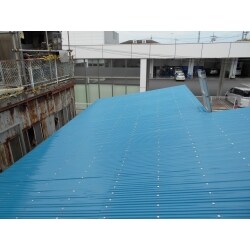 古くなったトタン屋根張替工事