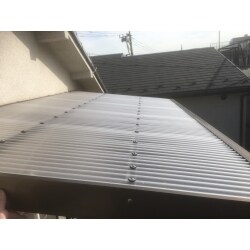 K様邸ベランダ波板貼替工事