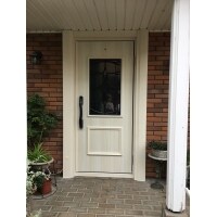スウェーデン住宅の木製ドアの交換(西宮市・S様邸)