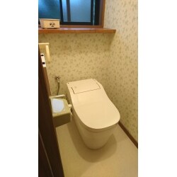 汚れにくいタンクレストイレに取替