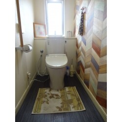 トイレの内装を大胆にイメージチェンジ