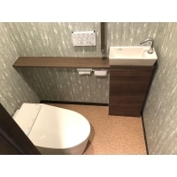落ち着いた雰囲気に トイレ改装工事