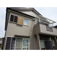 外壁塗装 心配していた雨漏れ箇所も、綺麗に仕上がった。