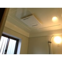 【長崎県：O様邸】温度センサー付き浴室換気暖房乾燥機を取付