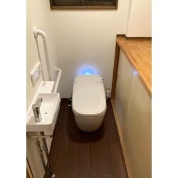 時間になれば自分で掃除する！トイレへリフォーム