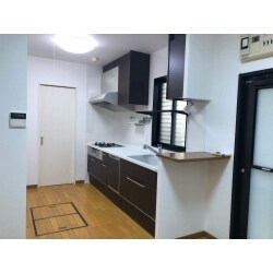 間取りとスペースにこだわったキッチン