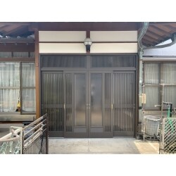 【引き戸 玄関ドアリフォーム工事】富士市