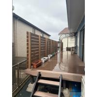 リビング続きのウッドデッキを新設!外構リフォーム