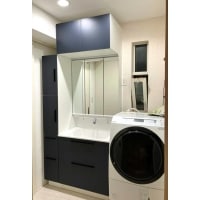 キャビネットをプラスした洗面台リフォーム