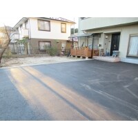 水たまり解消!駐車場舗装