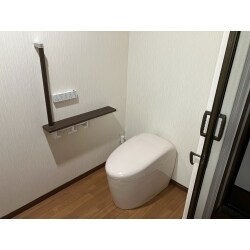 車いすでも使いやすいバリアフリーのトイレに！