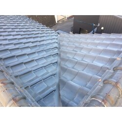 雨漏れの原因は谷板金の穴開きにありました。谷板金を新品に交換することにより雨漏れの心配はなくなりました。
