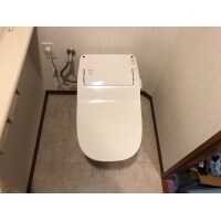 トイレ空間が広くなってスッキリとした雰囲気になりました!