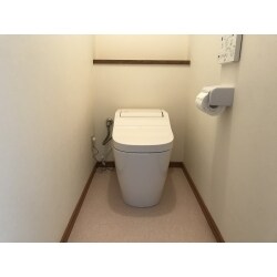 古いトイレからタンクレストイレに取替えました。