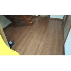 玄関前の床張替え