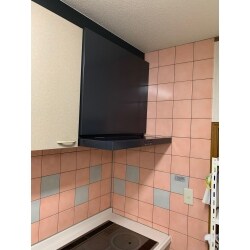 レンジフードを交換させていただきました。