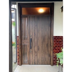 日高市　玄関ドア交換工事