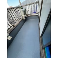 バルコニー漏水に伴う防水工事