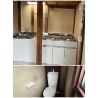 2階トイレ・ブロックキッチン新設工事