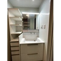 洗面化粧台交換工事