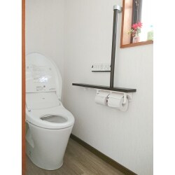 昔ながらのタイル床トイレ改修