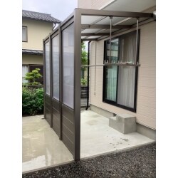 サイドオープンテラスで開放的な空間