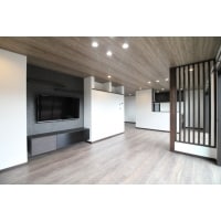 間仕切りをなくし、広々としたLDKに