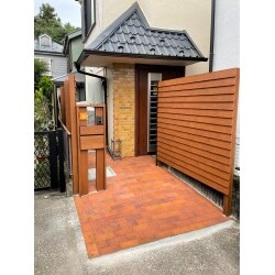 青梅市　Ｉ様邸　外構・フェンス工事