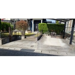 駐車場拡大・機能門柱設置