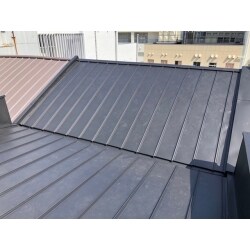 大阪府岸和田市　屋根葺き替え工事　GL鋼板屋根材極MAX