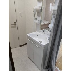 洗面台を新設しました