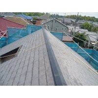 屋根の棟板金交換工事