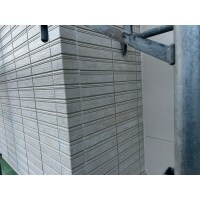 経年劣化で釘が浮いてしまっていたベランダ外壁の張り替え工事