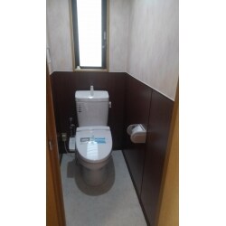 落ち着いた雰囲気のトイレへのリフォーム