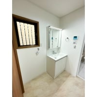 清潔感のある洗面化粧台