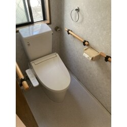 【トイレ改修工事】便器交換とクッションフロア張替え　
