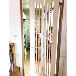 LDK周りのペットドア、内装のリフォームを施工しました。