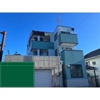 店舗ビル・ALCとタイルの外壁塗装