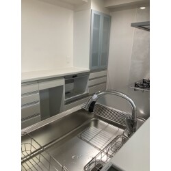 タッチレス水栓で便利になりました