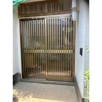 木造戸建て玄関入替工事