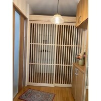 猫脱出防止用格子戸取付工事