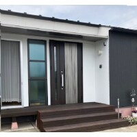 玄関ドア+段窓取替、ウッドデッキ改修工事
